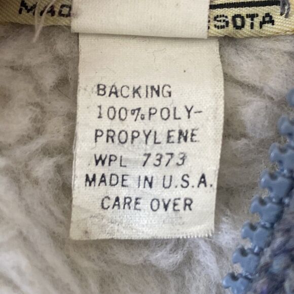 Vtg Winona Knits Full Zip Cardigan Grey Wool Sherpa Lined Grampa-core Sweater 2X - Picture 9 of 12